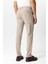 Bej Regular Fit Beli Lastikli Yan Cep Casual Pantolon 6