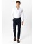 Lacivert Slim Fit %100 Pamuk Chino Pantolon 1