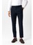 Lacivert Slim Fit %100 Pamuk Chino Pantolon 3
