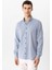 Mavi Regular Fit %100 Pamuk Düz Gömlek 1