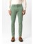 Yeşil Slim Fit Pamuklu Yan Cep Chino Pantolon 2