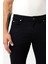 Siyah Slim Fit 5 Cepli Pamuklu Denim Pantolon 3