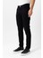 Siyah Slim Fit 5 Cepli Pamuklu Denim Pantolon 4