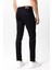 Siyah Slim Fit 5 Cepli Pamuklu Denim Pantolon 7