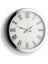 Metal Ofis Krom Duvar Saati | 36 cm | Butik Saat 1
