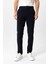 Lacivert Smart Fit Beli Lastikli Yan Cep Casual Pantolon 3