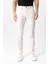 Gri Slim Fit Pamuklu Yan Cep Chino Pantolon 1