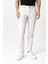 Gri Slim Fit Pamuklu Yan Cep Chino Pantolon 2