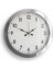 Metal Ofis Krom Duvar Saati | 36 cm | Butik Saat 1