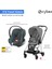 3 Lü Travel Sistem Indirimi Cybex Mios Chrome Black Mirage Grey+ Cybex Aton B2 Isize + Mios Adaptör 1