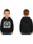 Unisex Roblox Baskılı Çocuk Swaetshirt Baskılı Kapüşonlu 3 Iplik Şardonlu 1