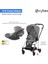 3 Lü Travel Sistem Cybex Mios Chrome Black Mirage Grey + Cybex Cloud T Isize Plus + Mios Adaptör 1