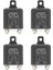 4x Dc 12V Röle Pil Izole Röle Relay 12V / 120A Araç Kamyonları Için Pik Yük (12V / 120A) (Yurt Dışından) 1