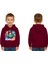 Unisex Roblox Baskılı Çocuk Swaetshirt Baskılı Kapüşonlu 3 Iplik Şardonlu 1