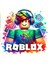 Unisex Roblox Baskılı Çocuk Swaetshirt Baskılı Kapüşonlu 3 Iplik Şardonlu 3