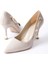 Kadın Fascino Krem Rugan Stiletto Topuklu Ayakkabı 6