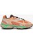 L003 Trainers In Orange Green 1