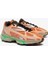 L003 Trainers In Orange Green 2