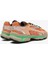 L003 Trainers In Orange Green 3