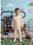 Mevsimlik Unisex Alt Üst Pamuklu ve Likralı Gündelik Eşofman Takımı 1-5 Yaş 5