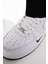 Air Force 1 Lv8 Gs Af1 Unisex Leather Sneaker Hakiki Deri Unisex Günlük Spor Ayakkabı Beyaz 4