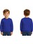 Unisex Düz Baskısız Çocuk Sweatshirt 3 Iplik Şardonlu Kumaş 1