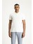 Polo Yaka Slim Fit Dar Kesim Keten Karışımlı Tişört 2