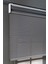 Bizden Perde Çift Mekanizmalı Antrasit Jaluzi Görünümlü Tül ve Stor Güneşlik Perdeler 1