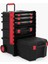Tekerlekli 5 Katlı Taşınabilir 70 Litre Organizer Bölmeli Kulplu Kilitli Takım Çantası Alet Çanta 5