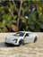 Porsche Taycan Turbo S Koleksiyon Metal Araba 12CM Lüks Araba Krem Oyuncak Araba Metal Model Araba 1