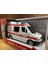 Oyuncak Ambulans Sesli Işıklı Büyük Ön Kapı ve Yan Kapısı Açılır Oyuncak Ambulans Araba 1:16 2