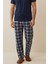 Luxury Soft Wellsoft Polar Ekose Kare Desenli Kışlık Pijama Altı Pantolon 3