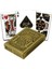 Gold Deck Oyun Kartları Lüks Altın Metalik Tasarım 54 Parça Rönesans Temalı 7