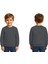 Unisex Düz Baskısız Çocuk Sweatshirt 3 Iplik Şardonlu Kumaş 1