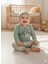 Erkek-Kız Bebek Omuz Genişletmeli Çıtçıtlı Body Pijama Bere Takımı, %100 Pamuk , 3-6-9 Ay 1