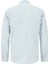 Uzun Kol Slim Fit Dar Kesim Spor Baskılı Keten Gömlek 2