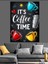 "kahve Zamanı" Renkli Poster Dekoratif Kanvas - Mdf Ahşap Tablo 5