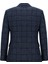 Slim Fit Dar Kesim Ekose Ceket 2