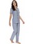 Kadın Lacivert Pijama Takım - 20090 3