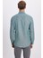 Erkek Slim Fit Dar Kesim Uzun Kollu Pamuklu Oxford Doku Kolay Ütü Yeşil Düğmeli Yaka Gömlek 7