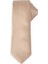 Düz İnce Krem Rengi Erkek Kravat 1