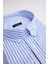 Erkek Big Size Büyük Beden Uzun Kollu Çizgili Gömlek 1
