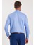 Erkek Regular Fit Mavi Non-Iron Pamuklu Doğa Dostu Ekoteks Belgeli Ütü Gerektirmez Gömlek 7