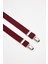 Erkek Düz Ince Bordo Pantolon Askısı 1