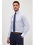 Regular Fit Mavi Non-Iron %100 Pamuk Doğa Dostu Ekoteks Belgeli Ütü Gerektirmez Gömlek 1