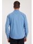 Erkek Relax Fit Rahat Kesim Spor Yaka Çift Cep Kapaklı Denim Gömlek 7
