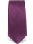 İnce Armürlü Mor Erkek Kravat 1