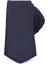 İnce Armürlü Lacivert Erkek Kravat 1