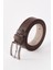 Erkek Deri 3 cm Klasik Kahverengi Kemer 1