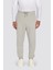 Unisex Relax Fit Rahat Kesim Şardonlu 3 Cepli Lastikli Jogger Paça Taş Renk Eşofman Altı 1